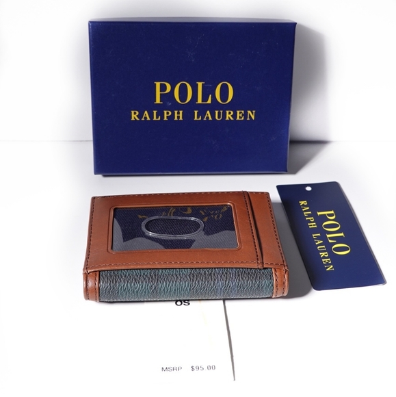 POLO RALPH LAUREN HERITAGE BIFOLD ID WALLET - Picture 3 of 8
